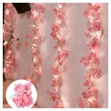 200cM 20LEDs Cherry Blossom Light Garland...