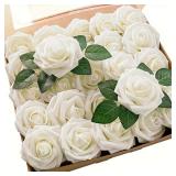 100pcs Rose Artificial Flowers Foam Fake Roses...