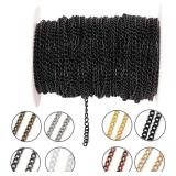 2 Meter Flat Extension Thin Chain Metal Chain...