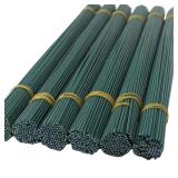 10 Pcs 30cm Green Flower Stem Sticks DIY Floral...