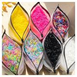 500 pcs Girls Colourful Disposable Rubber Band...