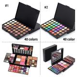 78 Colors Glitter Eyeshadow Palette Matte...