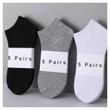 5 Pairs of Women's/men's Boat Socks Invisible...