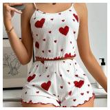 Women's Pajamas Set Sleepwear 1 PC Short Tank...