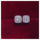 Huitan Simple Square-shaped Stud Earrings Women...