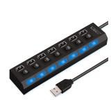 Switch Extension Hub 7-port USB2.0 Hub Computer...