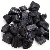 100g/bag Natural Black Tourmaline Stones Raw...