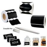 120Pcs/Roll Removable Blackboard Stickers With...