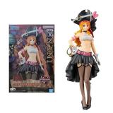 19CM Anime One Piece Nami Black Clothes Action...