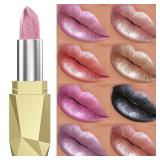 1 PC in 19 colors glitter lipstick hydrating...