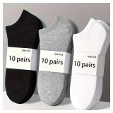 10 pairs of the same type of socks that can be...
