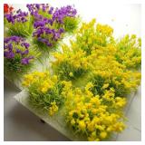 6pcs/ Box Model Mini Flower Clusters for Micro...