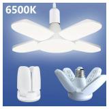 1Pc E27 Fan Shape Foldable LED Bulb AC  Home...