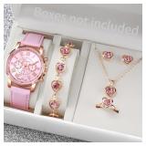Fashion Women's Quartz Watch Leather Band...