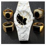 Five-piece business-style set, featuring...