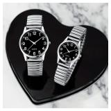 2PCS black alloy Arabic numerals for men and...