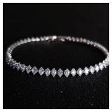 2024 New Marquise Oval Square Cut Luxury Silver...