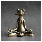 1 PC Retro Copperware Incense Socket Zen Frog...
