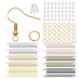 300pcs/Lot Hypoallergenic Earring Hook Kit...