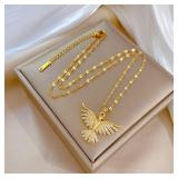 New Sparkly 18K Gold Plated Vintage Phoenix...