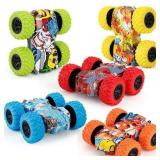1 PC Children's toy car fun double-sided car...