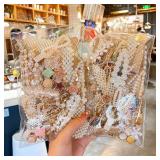 New10 Pcs/Set Women's Fashion Resin Hair Clips...