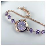 Round alloy case Arabic numeral classic dial...