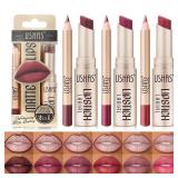6pcs Lip Liner Pen Set Long-Lasting, Waterproof...