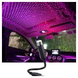2 Pcs Mini LED Car Roof Star Night Light...