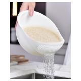 1/pc- Colander Rice Bowl Drain Basket Fruit...