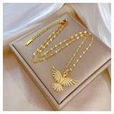 New Sparkly 18K Gold Plated Vintage Phoenix...