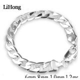 925 Sterling silver plated Bracelet Sideways...
