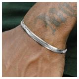 3mm silver plated Color Stainless Steel Flat...