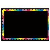 $95 Drydiet Rainbow Scallop Classroom Rug 60 x 89.