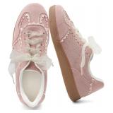 $40 UBWDU Lace Fashion Ballet Sneakers for Women