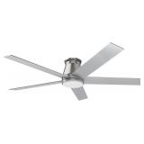 $131 wurzee 60 inch Flush Mount Ceiling Fan Brushe
