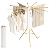 $67 Tripod Clothes Drying Rack, Portable and Folda