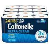 $28 Cottonelle Ultra Clean Toilet Paper with Activ