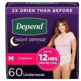 $56 Depend Night Defense Women's Night Incontinenc