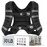 $65 Zeerun Weighted Vest for Women & Men with Refl