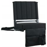 $68 SPORT BEATS Stadium Seats with Back Support Bl