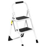 $37 Step Ladder EFFIELER 2 Step Stool Ergonomic Fo