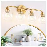 $75 Bathroom Light Fixtures Gold Vanity Light 4 Li