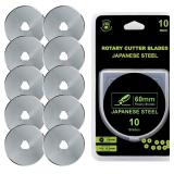 $17 HEADLEY TOOLS 60mm Rotary Cutter Blades 10 Pac