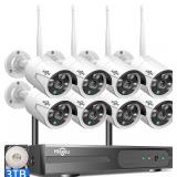 $340 Hiseeu Wireless Pro WiFi Security Camera Syst