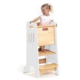 $109 Toddler Tower with a Sliding Door and 3 Adjus