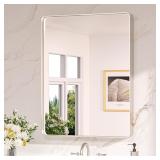 $110 Keonjinn 28 x 36 Inch Brushed Nickel Bathroom