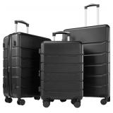 $108 Yapamar 3- Pack Hardside Luggage with Spinner