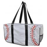 $33 NGIL Utility Tote Bag (Baseball-white)