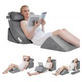 $68 4pcs Orthopedic Bed Wedge Pillow Set, Post Sur